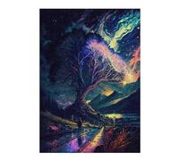 Jigsaw Puzzles 38x26cm/1000pcs for Teenagerss Magical Pathway to The Cosmic Tree Jigsaws for Adults Hands-on Game But Fun And Humorous Deal As Gifts for The Whole Family 38x26cm/1000pcs