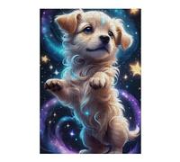 Jigsaw Puzzles 38x26cm/1000pcs for Teenagerss Magical Puppy in Space -2 Puzzle for Adults Fun Games A Work of Art Help The Brain Exercise 38x26cm/1000pcs