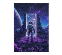 Jigsaw Puzzles 38x26cm/1000pcs for Teenagerss Purple Space Neon Altar Jigsaws for Adults Hands-on Game Enhance Memory Great Gift for Gaming 38x26cm/1000pcs