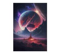Jigsaw Puzzles 38x26cm/1000pcs for Teenagerss Tree Of The Cosmos Puzzles for Adults Toy Wall Decor A Work of Art Gifts for Friends And Family 38x26cm/1000pcs