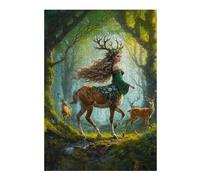Jigsaw Puzzles 38x26cm/1000pcs for Teenagerss Whispers in The Wildwood Jigsaw Puzzle DIY Toys A Work of Art Deal As Gifts for The Whole Family 38x26cm/1000pcs