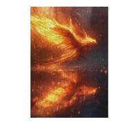 Jigsaw Puzzles 38x26cm/1000pcs Phoenix Bird Flying Puzzle for Adults Brain Teaser Game For Family Fun Unique Birthday And Xmas Gifts 38x26cm/1000pcs