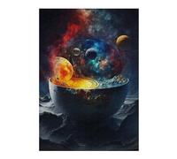 Jigsaw Puzzles 38x26cm/1000pcs Primordial Universe Soup Puzzle for Adults Brain Teaser Game For Family Fun Unique Birthday And Xmas Gifts 38x26cm/1000pcs