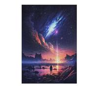 Jigsaw Puzzles 38x26cm/1000pcs Starfall Twilight Scene Puzzle for Adults Brain Teaser Game For Family Fun Unique Birthday And Xmas Gifts 38x26cm/1000pcs