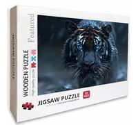 Jigsaw Puzzles 4000 Piece for Adults Tiger, Wooden Jigsaw Puzzles 141x87cm, for Men Women Elders Seniors, Pieces Parts Fit Together Tightly, Decompression, Wall Decor, Teenagers Gifts, (Animal) 9-6720