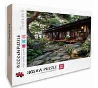 Jigsaw Puzzles 4000 Piece for Adults View, Wooden Jigsaw Puzzles 141x87cm, for Men Women Elders Seniors, Pieces Parts Fit Together Tightly, Decompression, Wall Decor, Teenagers Gifts, (Cottage) L-1926