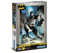Clementoni Jigsaw Puzzle 500 pieces, Batman, Puzzle for Adults 14-99 Years, Compact box, Made in Italy, 35593