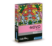 Clementoni - 39757 - Modern Museum Collection Keith Haring - Jigsaw Puzzle 1000 Pieces, Jigsaw Puzzle For Adults - Made In Italy