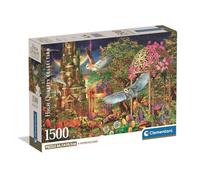 Clementoni Jigsaw Puzzle 31741 Woodland Fantasy Garden - 1500pc, Compact box & Poster, Made in Italy