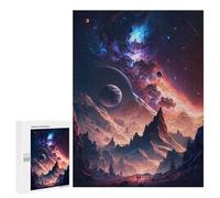 Jigsaw Puzzles 500 PCS Astral Peaks Teenagers Puzzles Relax Games Difficult Challenge Unique Birthday And Xmas Gifts 500 PCS