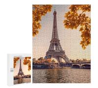 Jigsaw Puzzles 500 PCS Autumn In Paris Teenagers Puzzles Relax Games Difficult Challenge Unique Birthday And Xmas Gifts 500 PCS