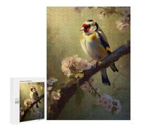 Jigsaw Puzzles 500 PCS Bird Goldfinch Beautiful Teenagers Puzzles Relax Games Difficult Challenge Unique Birthday And Xmas Gifts 500 PCS