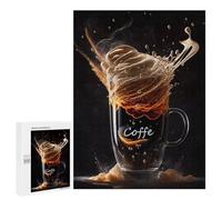 Jigsaw Puzzles 500 PCS Espresso Pickaxe Teenagers Puzzles Relax Games Difficult Challenge Unique Birthday And Xmas Gifts 500 PCS