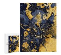 Jigsaw Puzzles 500 PCS for Adults Abstract Mask Japan Adult Jigsaw Puzzle Toy Wall Decor Analysis And Logic Challenging To Complete 500 PCS