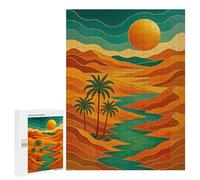 Jigsaw Puzzles 500 PCS for Adults Abstract River Scenery Art Jigsaw for Adults Anti-Stress Toys A Work of Art Great Gift for Gaming 500 PCS