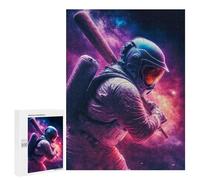 Jigsaw Puzzles 500 PCS for Adults Baseball Batter Astronaut Adult Jigsaw Puzzle Toy Wall Decor Analysis And Logic Challenging To Complete 500 PCS