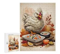 Jigsaw Puzzles 500 PCS for Adults Chicks Delicious Sushi Teenagers Puzzles Toy Wall Decor Perfect Decoration Challenging To Complete 500 PCS