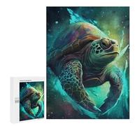 Jigsaw Puzzles 500 PCS for Adults Colorful Sea Turtle Artwork Jigsaw for Adults Anti-Stress Toys A Work of Art Great Gift for Gaming 500 PCS