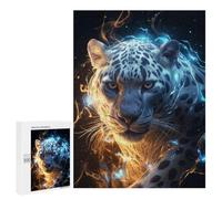 Jigsaw Puzzles 500 PCS for Adults Cosmic Celestial Leopard Adult Jigsaw Puzzle Toy Wall Decor Analysis And Logic Challenging To Complete 500 PCS