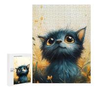 Jigsaw Puzzles 500 PCS for Adults Cute Tiny Cat Portrait Teenagers Puzzles Hands-on Game Precision Cutting Help The Brain Exercise 500 PCS