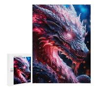 Jigsaw Puzzles 500 PCS for Adults Epic Flare Dragon Adult Jigsaw Puzzle Toy Wall Decor Analysis And Logic Challenging To Complete 500 PCS