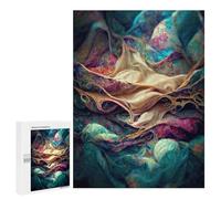 Jigsaw Puzzles 500 PCS for Adults Fluid Abstract I Teenagers Puzzles Hands-on Game Precision Cutting Help The Brain Exercise 500 PCS