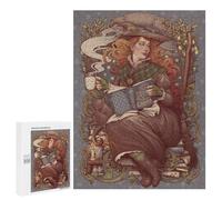 Jigsaw Puzzles 500 PCS for Adults Folk Wicces Gonna Witch, Design by Medusa Dollmaker in ... Jigsaw for Adults Anti-Stress Toys A Work of Art Great Gift for Gaming 500 PCS