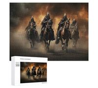 Jigsaw Puzzles 500 PCS for Adults Four Horsemen Apocalypse Puzzle for Adults Relax Games Hand Speed Race for Birthday, Chrismas 500 PCS