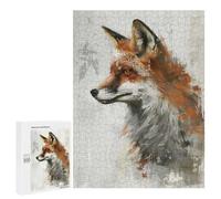 Jigsaw Puzzles 500 PCS for Adults Fox Elegance Painting Teenagers Puzzles Toy Wall Decor Perfect Decoration Challenging To Complete 500 PCS