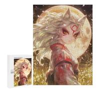 Jigsaw Puzzles 500 PCS for Adults Fox Mask Moonlit Fantasy Puzzles for Teenagers Family Activities Educational Challenge Challenging Game And Family Play 500 PCS