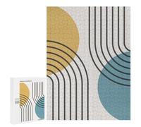 Jigsaw Puzzles 500 PCS for Adults Geometric Lines III Teenagers Puzzles Hands-on Game Precision Cutting Help The Brain Exercise 500 PCS