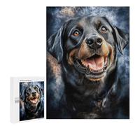 Jigsaw Puzzles 500 PCS for Adults Happy Labrador Portrait Teenagers Puzzles Toy Wall Decor Perfect Decoration Challenging To Complete 500 PCS