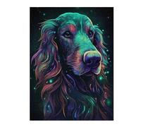 Jigsaw Puzzles 500 PCS for Adults Irish Setter Dog Fantasia Puzzle for Adults Relax Games Birthday Present Gifts for Friends And Family 500 PCS