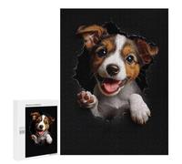 Jigsaw Puzzles 500 PCS for Adults Jack Russell Puzzle for Adults Anti-Stress Toys Enhance Memory Great Gift for Gaming 500 PCS