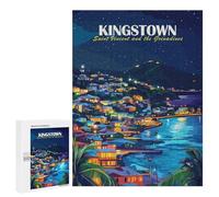 Jigsaw Puzzles 500 PCS for Adults Kingstown, Saint Vincent And The Grenadines Teenagers Puzzles Hands-on Game Precision Cutting Help The Brain Exercise 500 PCS