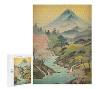 Jigsaw Puzzles 500 PCS for Adults Lost in The Mountains Puzzles for Adults Fun Games Staycation Kill Time for Birthday, Chrismas 500 PCS