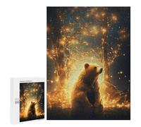 Jigsaw Puzzles 500 PCS for Adults Majestic Bear Adult Jigsaw Puzzle Toy Wall Decor Analysis And Logic Challenging To Complete 500 PCS