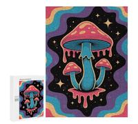 Jigsaw Puzzles 500 PCS for Adults Mushroom Art Puzzles for Adults Fun Games Staycation Kill Time for Birthday, Chrismas 500 PCS