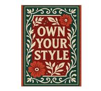 Jigsaw Puzzles 500 PCS for Adults Own Your Style Floral Art Jigsaws for Adults Brain Teaser Game For Family Fun Help The Brain Exercise 500 PCS