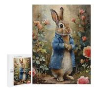 Jigsaw Puzzles 500 PCS for Adults Peter Rabbit in A Garden Puzzles for Adults Fun Games Staycation Kill Time for Birthday, Chrismas 500 PCS