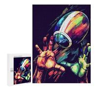 Jigsaw Puzzles 500 PCS for Adults Rugby Catch Teenagers Puzzles Hands-on Game Precision Cutting Help The Brain Exercise 500 PCS