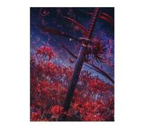 Jigsaw Puzzles 500 PCS for Adults The Crimson Blade Adult Jigsaw Toy Wall Decor Difficult Challenge Great Gift for Gaming 500 PCS