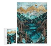Jigsaw Puzzles 500 PCS for Adults The Lakes Golden Secret Teenagers Puzzles Hands-on Game Precision Cutting Help The Brain Exercise 500 PCS