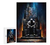 Jigsaw Puzzles 500 PCS for Adults The One Who Waits Upon The Throne - Silent King of Ash And Flame Teenagers Puzzles Hands-on Game Precision Cutting Help The Brain Exercise 500 PCS
