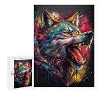 Jigsaw Puzzles 500 PCS for Adults The Pirate Wolf Adult Jigsaw Puzzle Toy Wall Decor Analysis And Logic Challenging To Complete 500 PCS