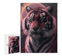Jigsaw Puzzles 500 PCS for Adults Tiger Face Anime Animal Puzzles for Adults Fun Games Staycation Kill Time for Birthday, Chrismas 500 PCS