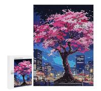 Jigsaw Puzzles 500 PCS for Adults Tree In City Teenagers Puzzles Toy Wall Decor Perfect Decoration Challenging To Complete 500 PCS