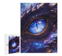 Jigsaw Puzzles 500 PCS for Adults Universe Cosmic Dragon Eye Adult Jigsaw Puzzle Toy Wall Decor Analysis And Logic Challenging To Complete 500 PCS
