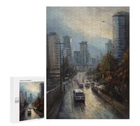 Jigsaw Puzzles 500 PCS for Adults Vancouver Art Canada Adult Jigsaw Puzzle Toy Wall Decor Analysis And Logic Challenging To Complete 500 PCS