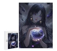 Jigsaw Puzzles 500 PCS for Teenagers Galactic Guardian Celestial Sphere Holder Jigsaws for Adults Puzzle Enhance Memory Educational Challenge Stress Reduction Gifts 500 PCS